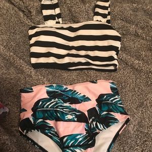 High waisted bikini M never worn